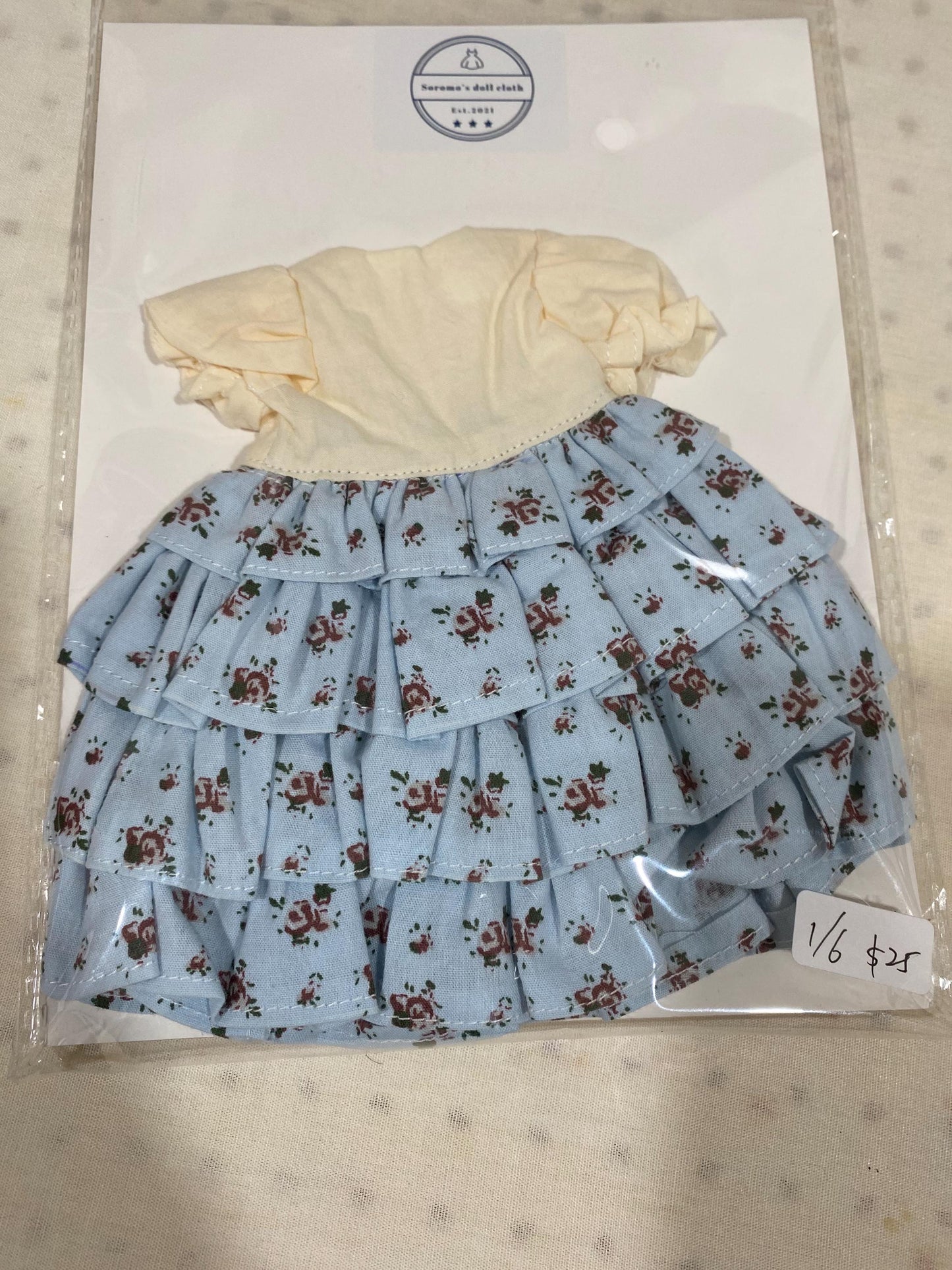 1/6 BJD YOSD clothesd dress - layered cake dress