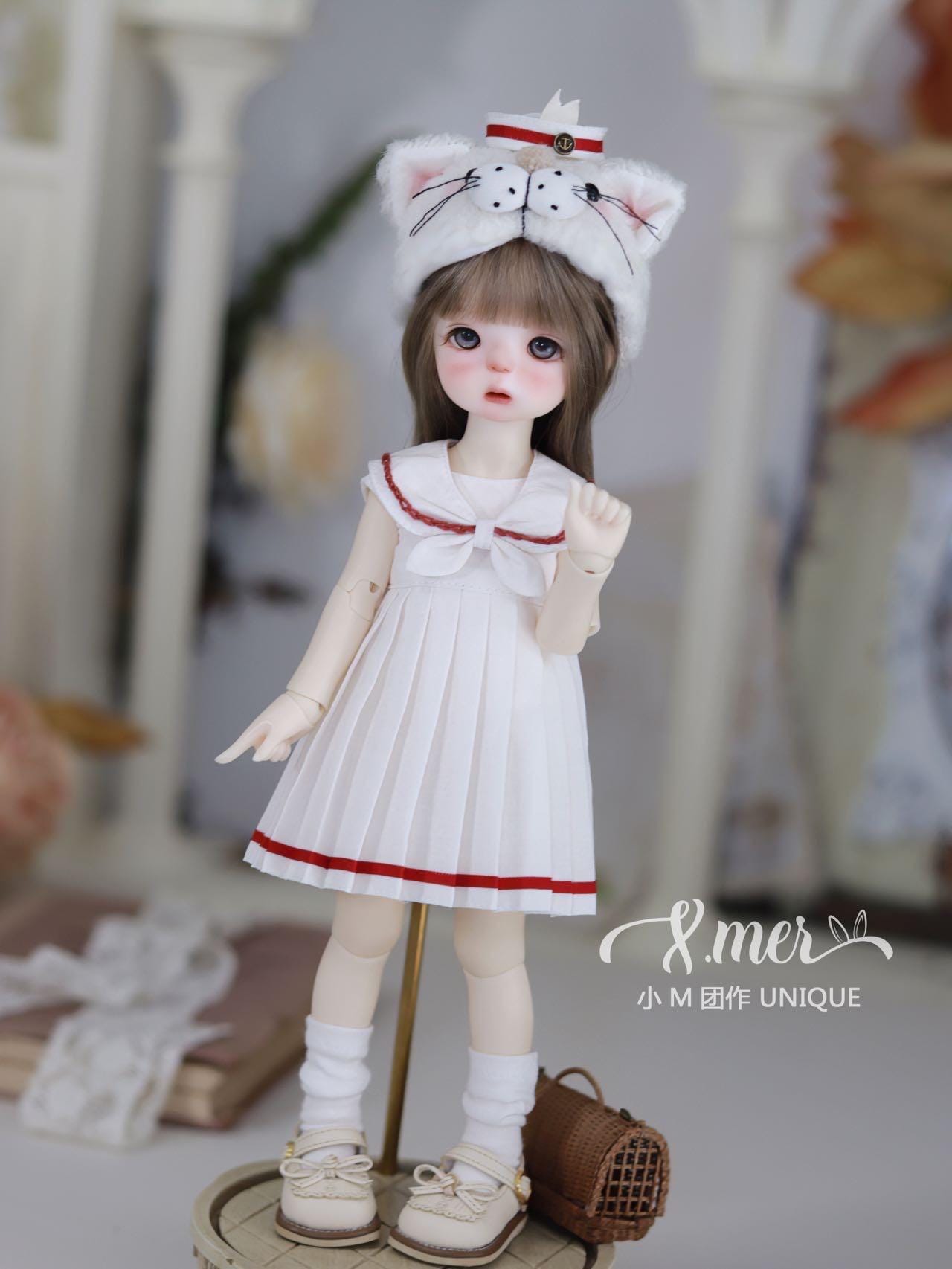 小Mer BJD 1/6 BJD DOLL Patterns -Kitty Run Run-no seam allowance included
