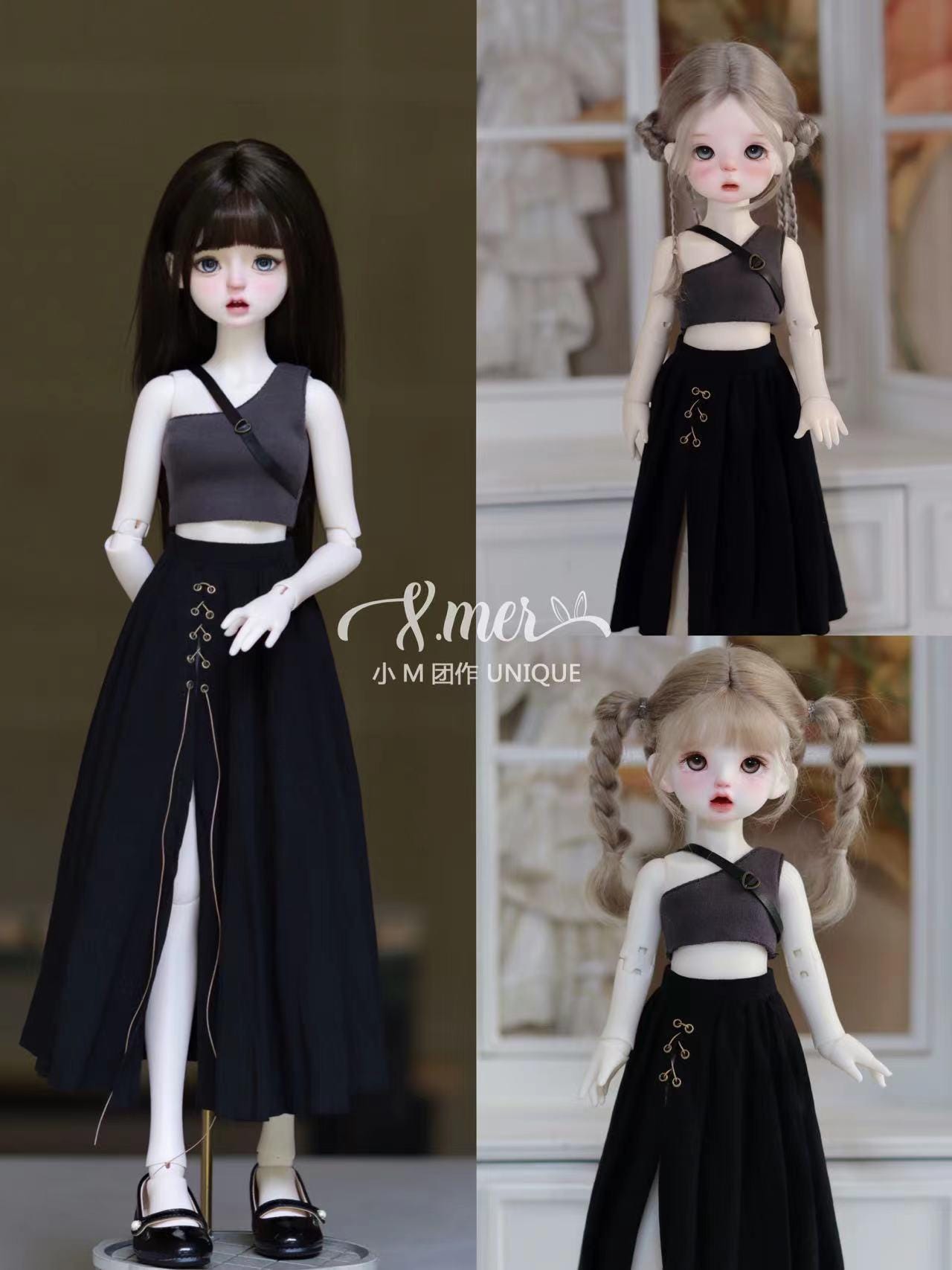小Mer BJD 1/4 BJD DOLL Patterns -CoCo-no seam allowance included