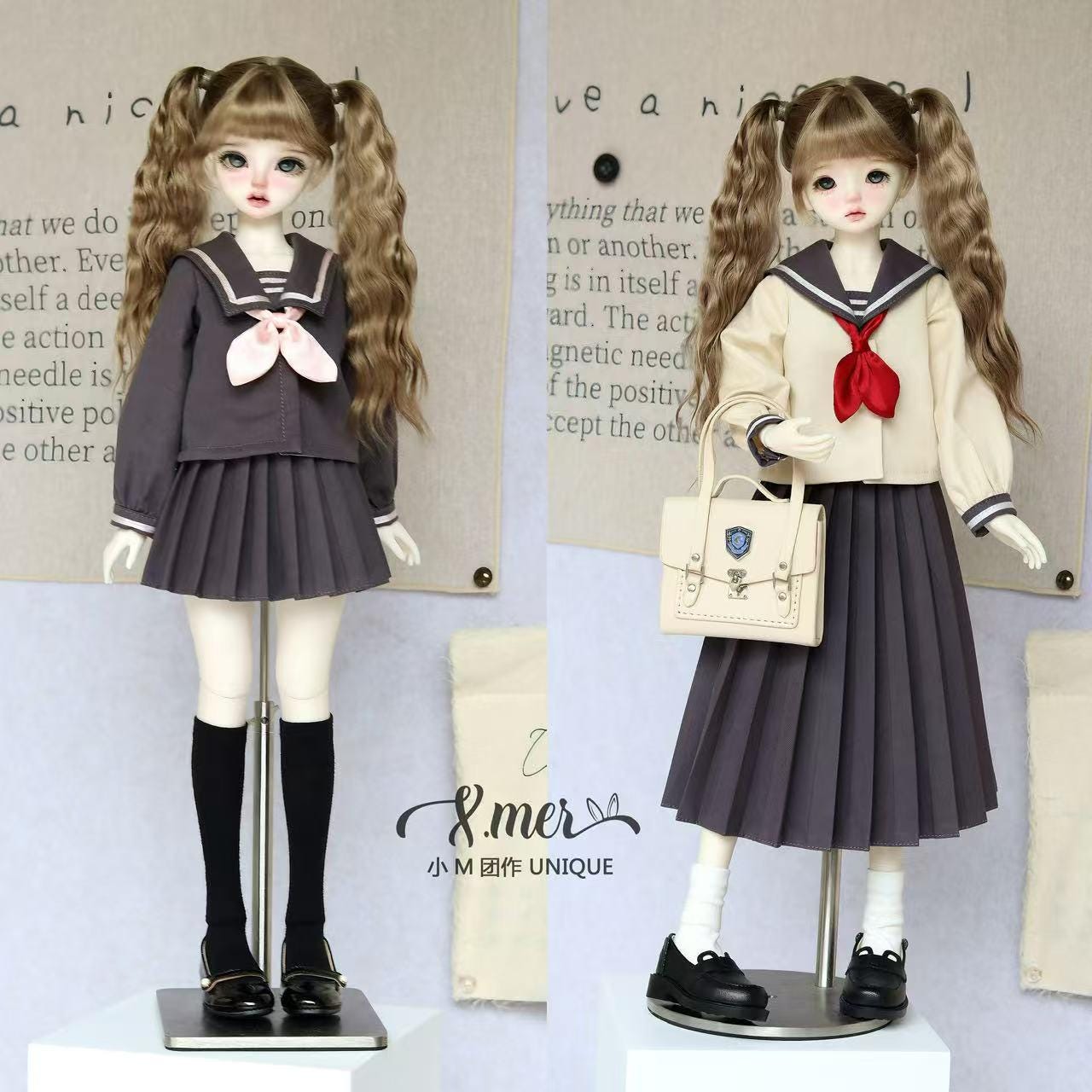 小Mer BJD 1/4 BJD DOLL Patterns - Love Letter-no seam allowance included