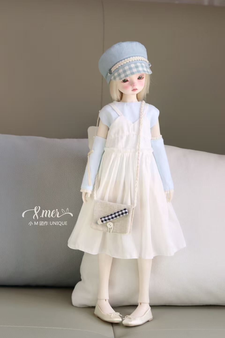 小Mer Azone ob22 Doll Clothes Patterns - Minty Tea no seam allowance included
