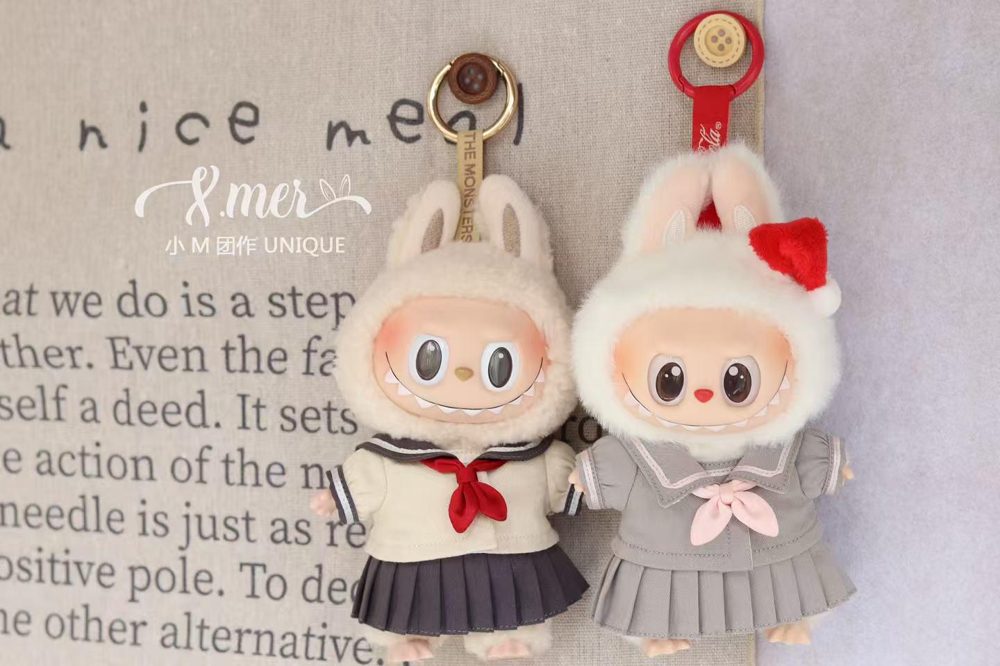 Patrón de conjunto LABUBU Love Letter – PDF + vídeo | Talla 15,5-17 cm (estilo macarrón)