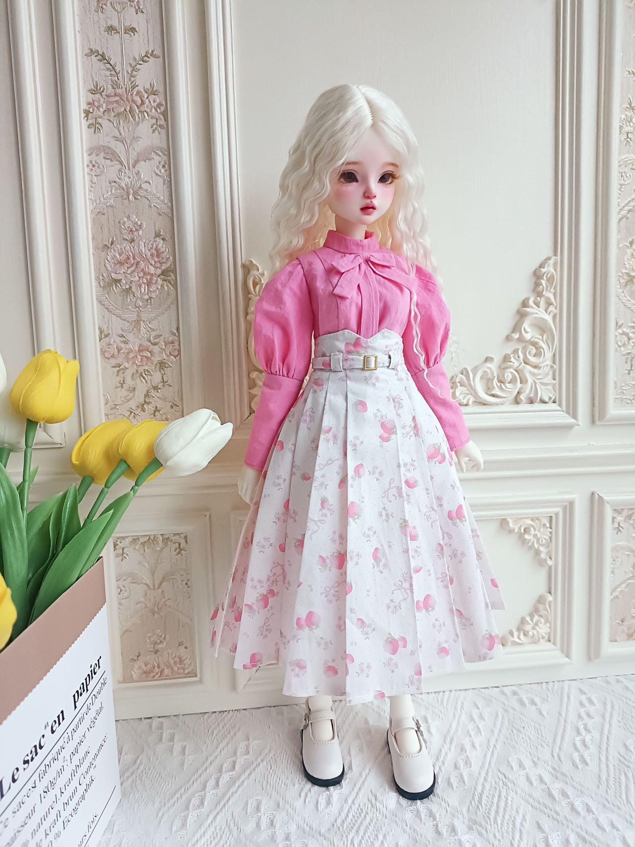 阿彩 1/4 BJD Doll Dress Pattern - French Elegance-inclue 5mm seam allowance