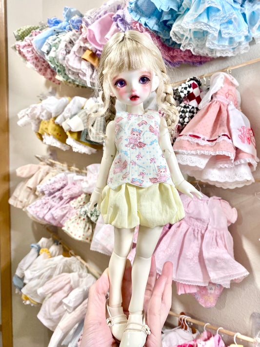 1/6 BJD YOSD clothes with hairband - 3 piece set