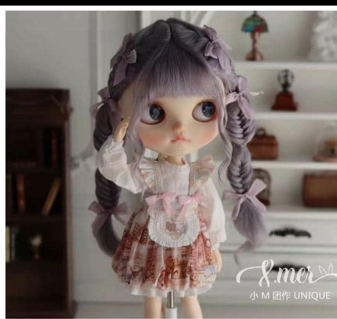小Mer Blythe Doll Dress Pattern - Soft-no seam allowance included