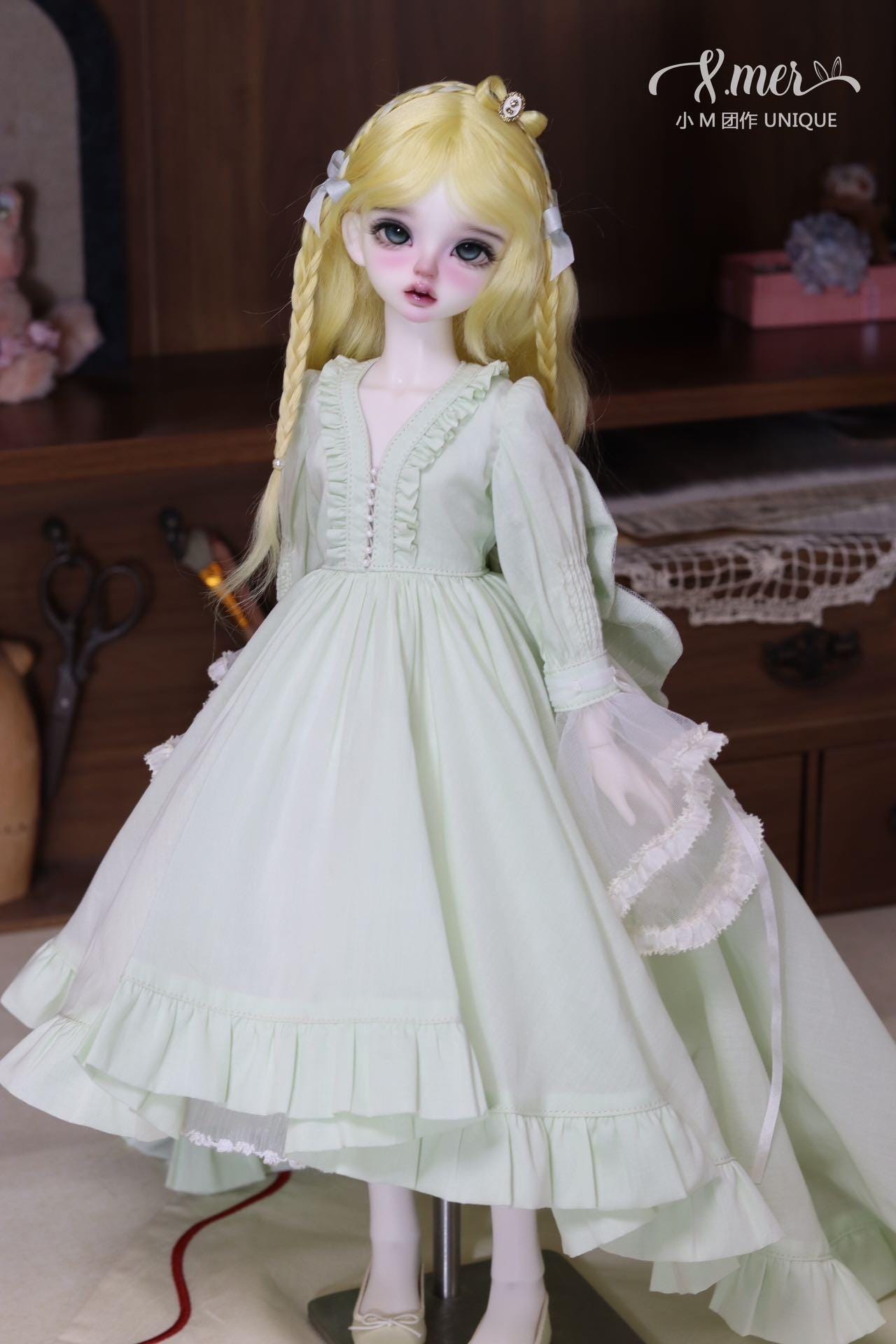 小Mer Blythe DOLL Patterns Sleepy Rain (Note: 2 hour long tutorial, not for beginner) -no seam allowance included