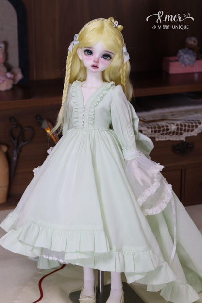 小Mer Blythe DOLL Patterns Sleepy Rain (Note: 2 hour long tutorial, not for beginner) -no seam allowance included