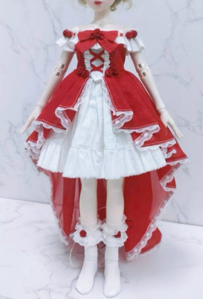 阿彩 1/4 BJD Doll Dress Pattern - Camellia-include 5mm seam allowance