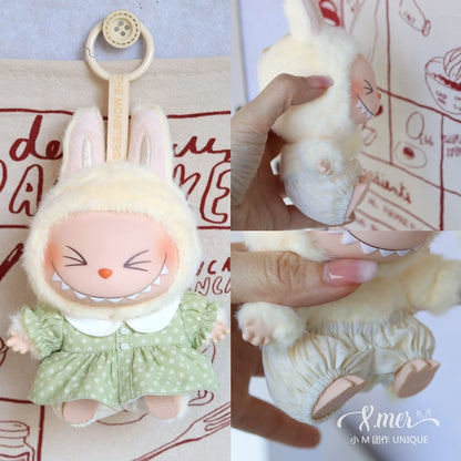 LABUBU Pudding Outfit Pattern – PDF + Video | Fits 15.5–17cm (Macaron Style)