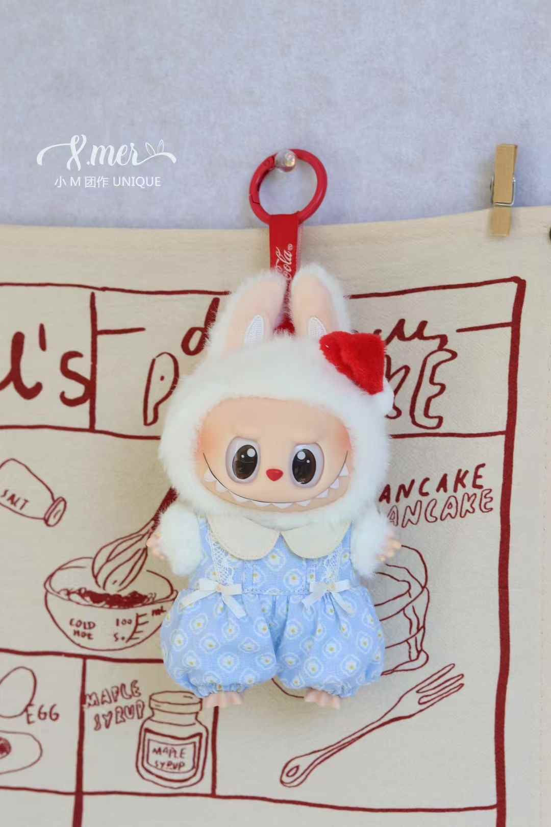 LABUBU Puffy Outfit Pattern – PDF + Video | Fits 15.5–17cm (Macaron Style)