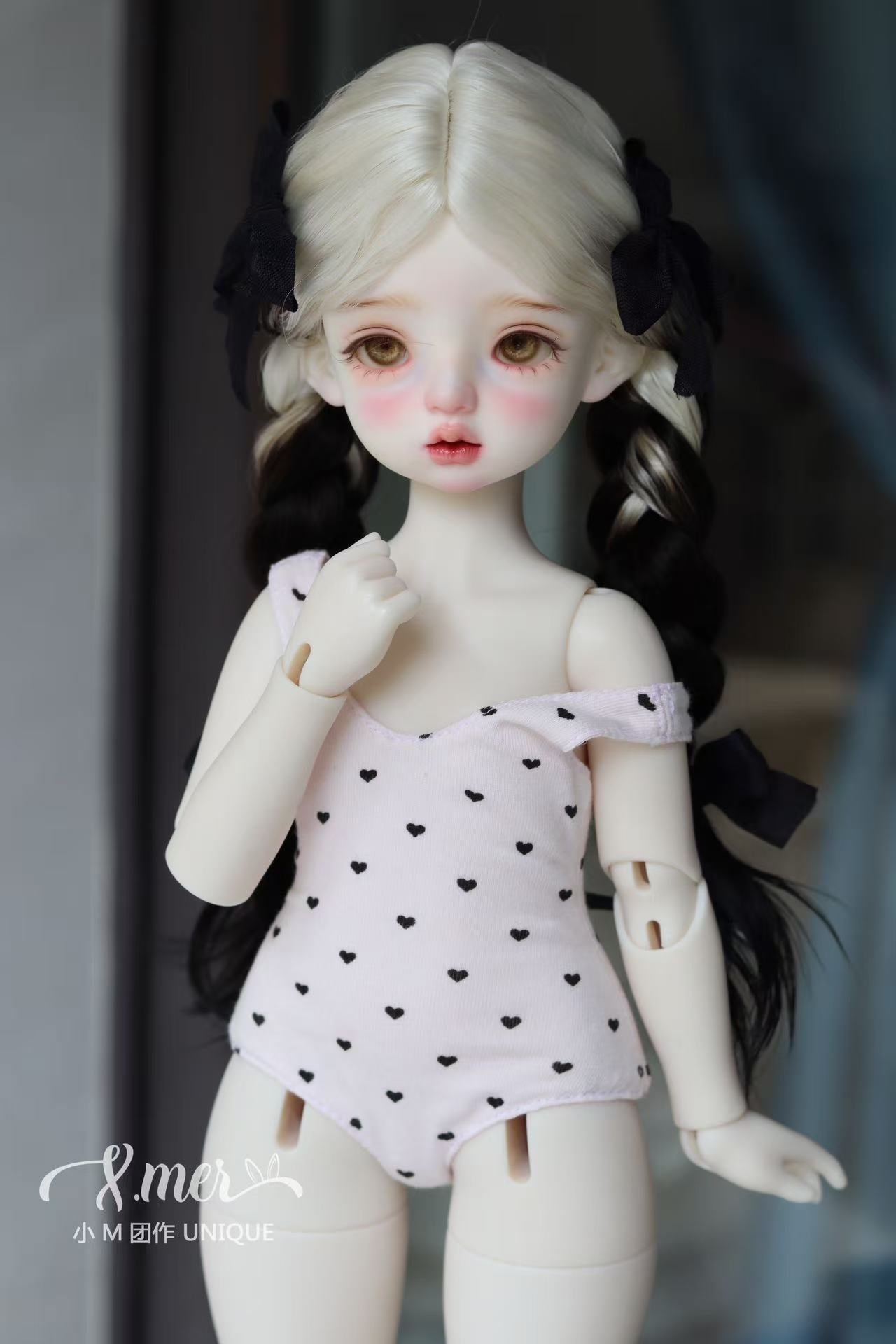 小Mer 1/4 KUMAKO BJDドール用ドレスパターン - フラワーバブル - 縫い代は含まれません
