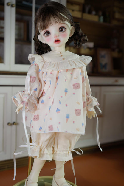 1/6 BJD YOSD clothes vintage doll style