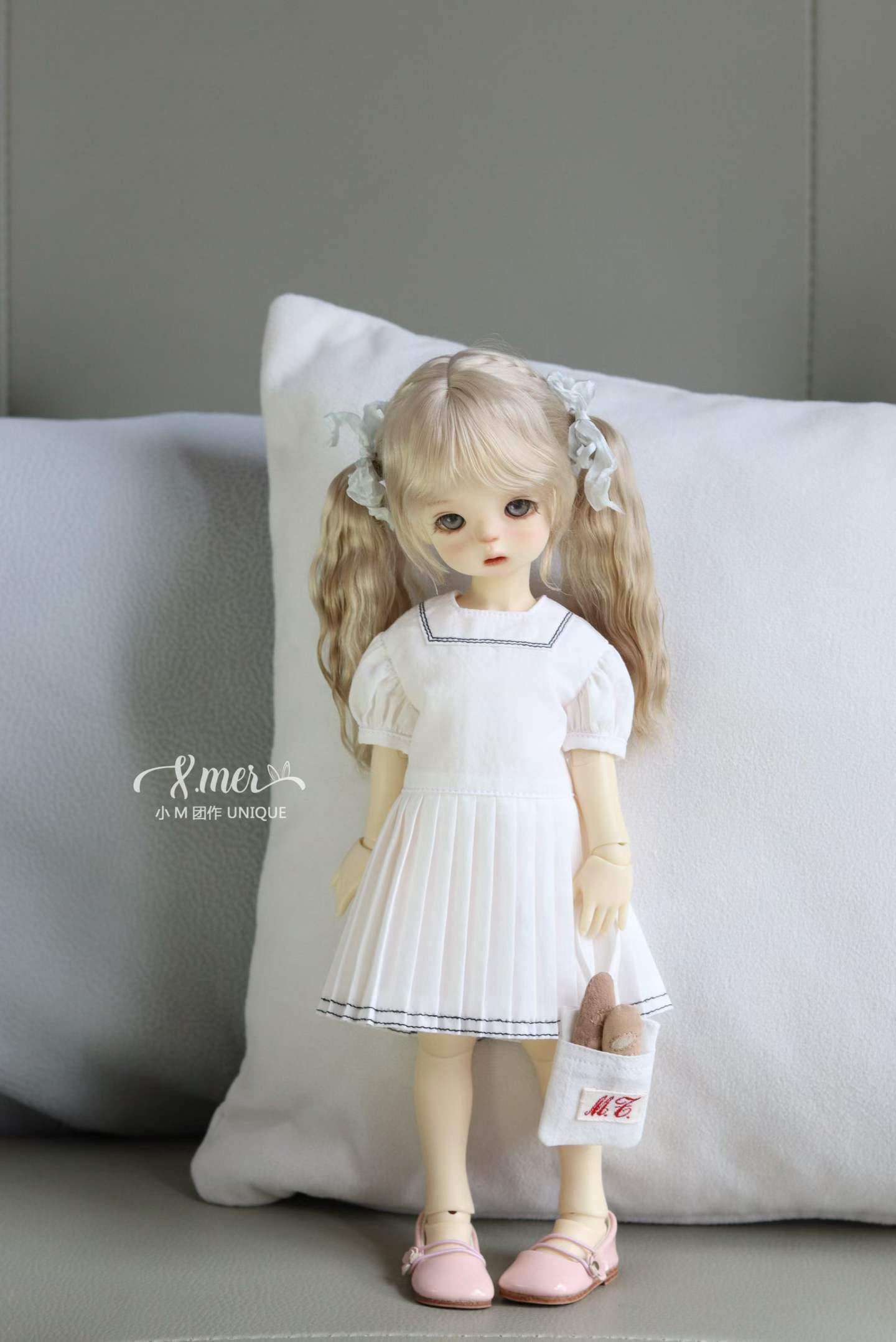 Patrones de ropa para muñecas BJD 1/4 BJD Sleepy Rain (Nota: tutorial de 2 horas de duración, no para principiantes) -Peaches-sin margen de costura incluido