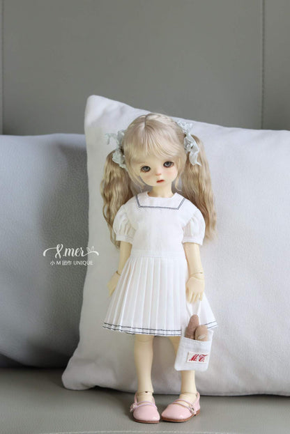 Patrones de ropa para muñecas BJD 1/4 BJD Sleepy Rain (Nota: tutorial de 2 horas de duración, no para principiantes) -Peaches-sin margen de costura incluido
