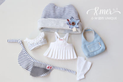 小Mer BJD 1/6 BJD DOLL Clothes Dress Patterns -Cheese ( 6 pieces)--no seam allowance included