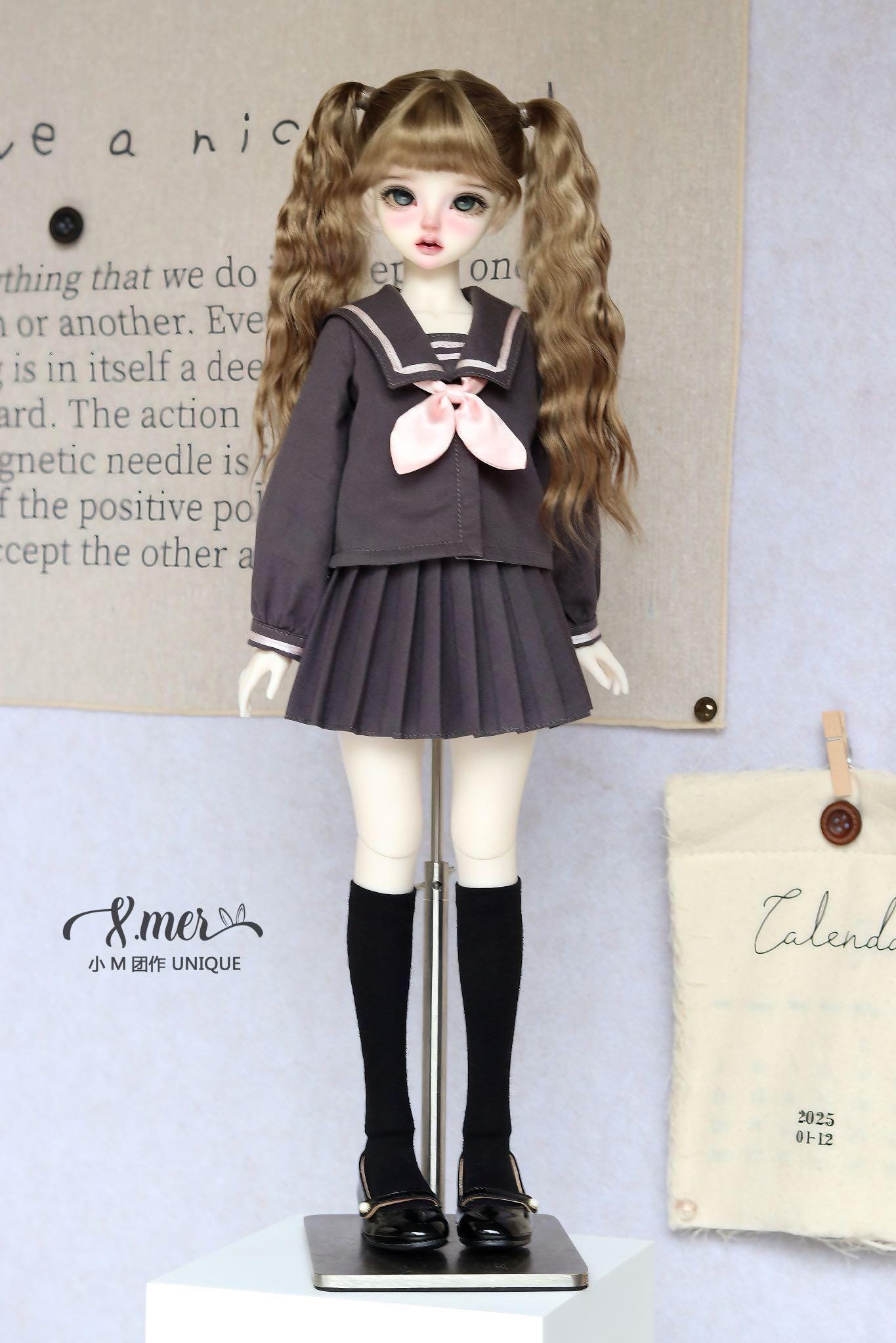 小Mer BJD 1/4 BJD DOLL Patterns - Love Letter-no seam allowance included
