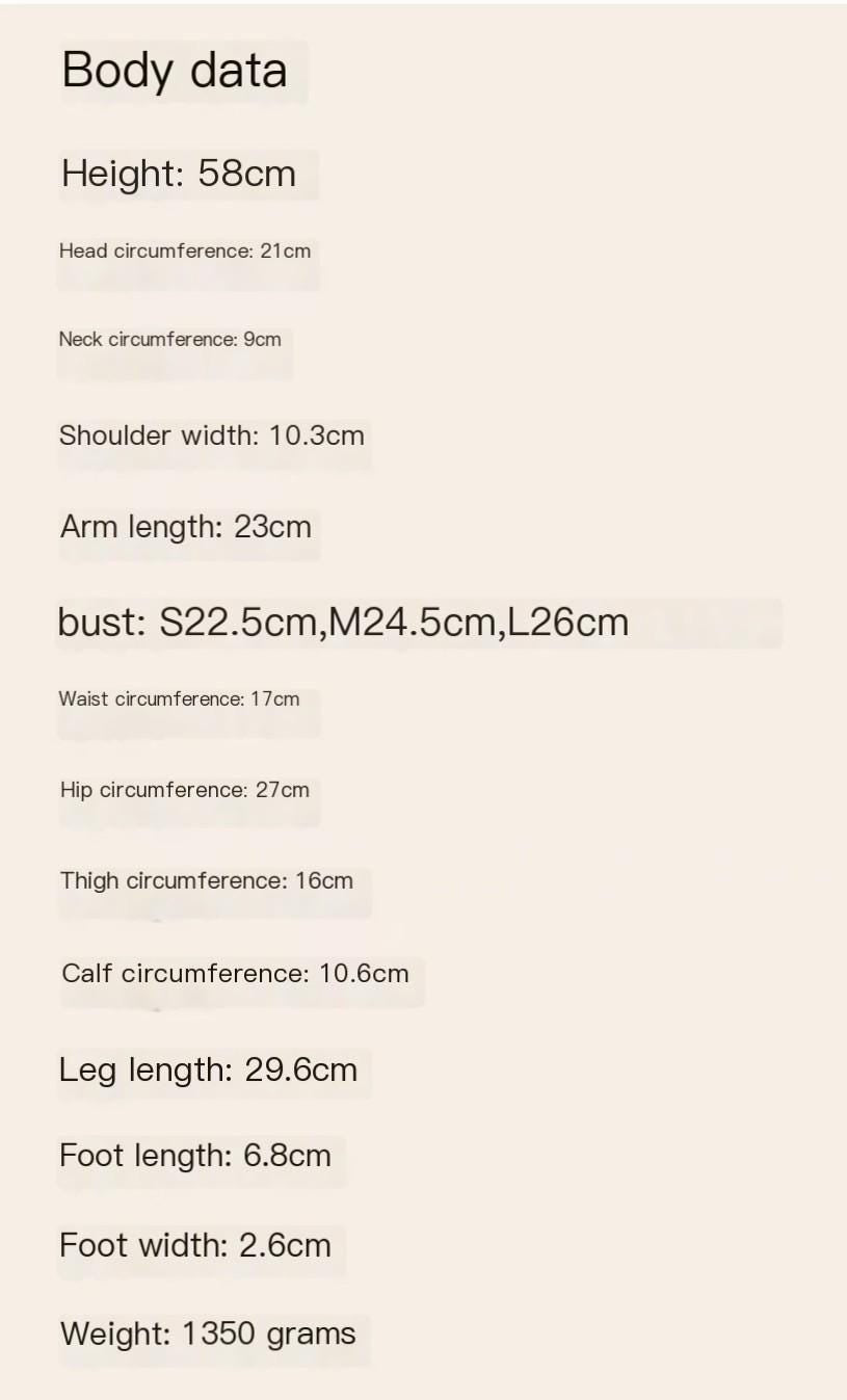 阿彩 1/3 BJD Doll Dress Pattern - Summer Outlookinclue 5mm seam allowance