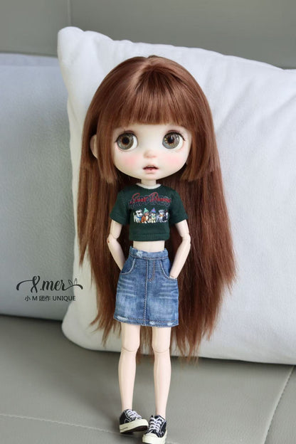 小Mer BJD 1/6 BJD DOLL Clothes Dress Patterns -Breeze-no seam allowance included