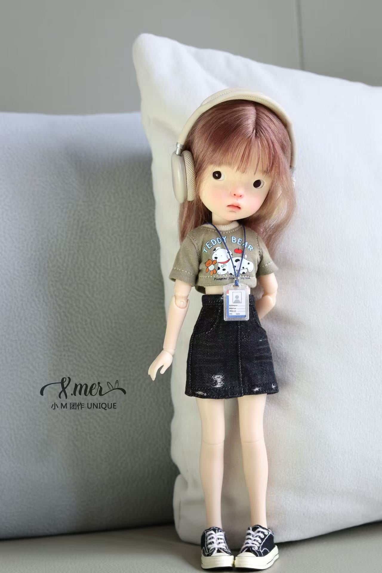 小Mer BJD 1/6 BJD DOLL Clothes Dress Patterns -Breeze-no seam allowance included