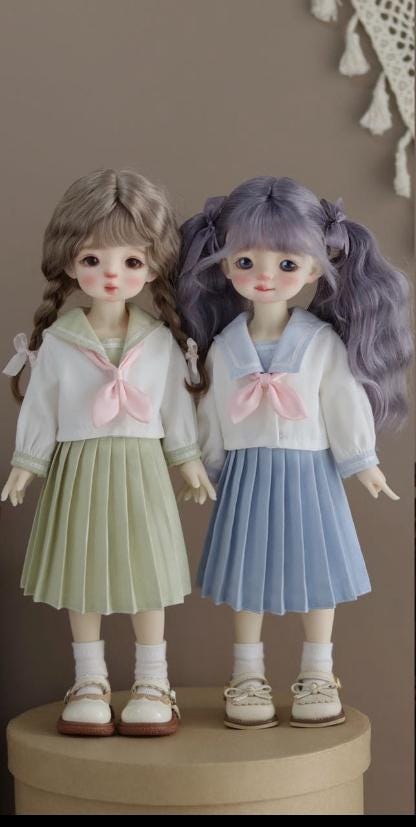 Patrón de vestido para muñeca Blythe - Love Letter (sin margen de costura incluido)