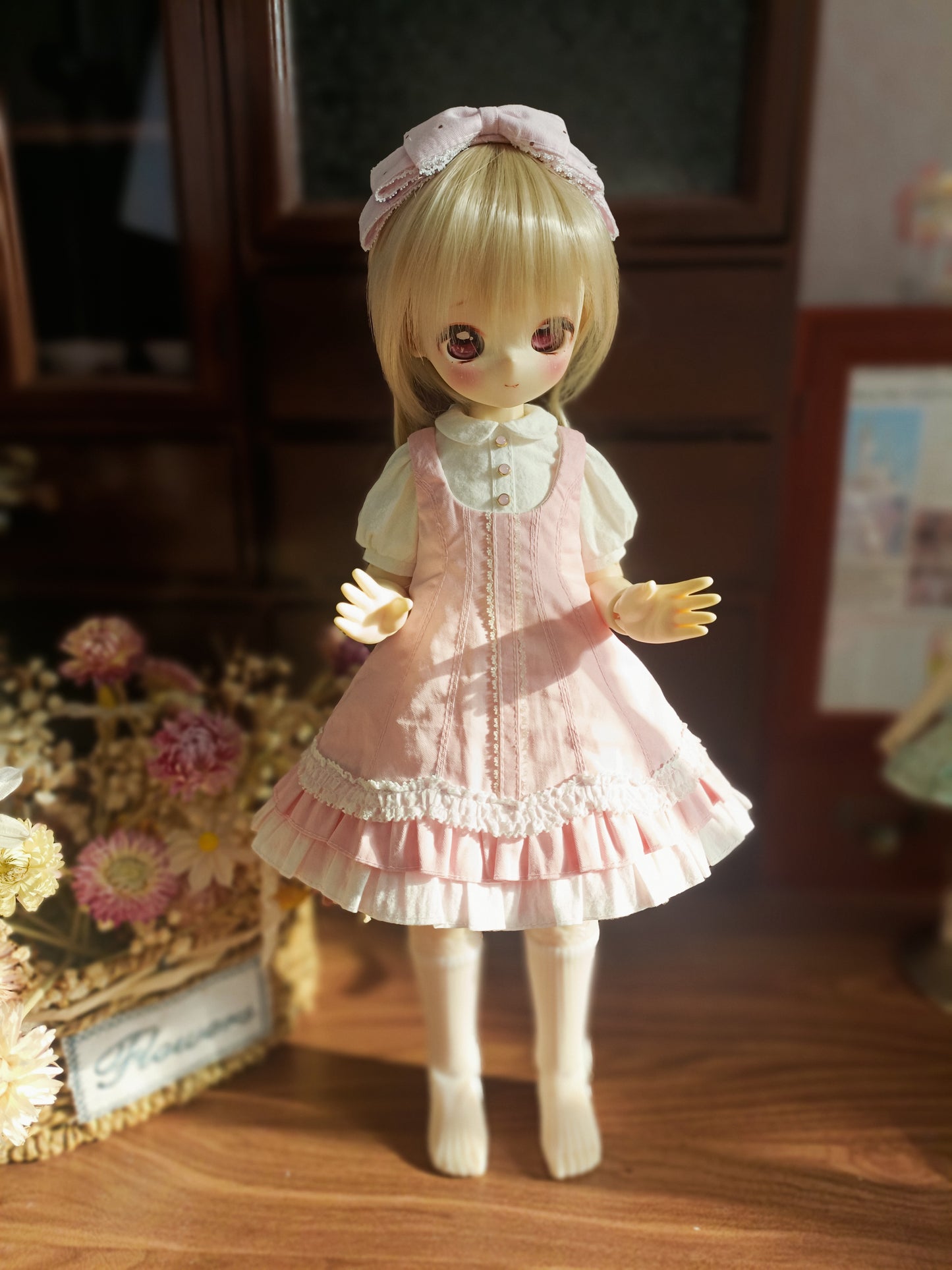 阿彩 1/4 BJD Doll Dress Pattern -Little Flower -include 5mm seam allowance