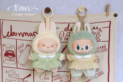 LABUBU Pudding Outfit Pattern – PDF + Video | Fits 15.5–17cm (Macaron Style)