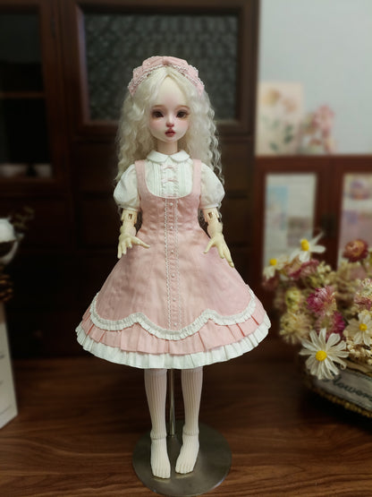 阿彩 1/6 BJD YOSD Doll Dress Pattern - Little Flower-include 5mm seam allowance
