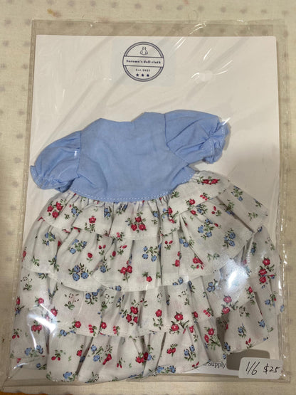 1/6 BJD YOSD clothesd dress - layered cake dress