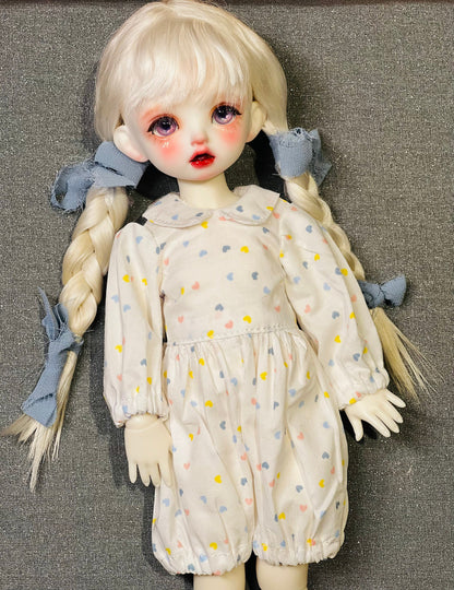 Bjd 1/6 YOSD dress jumpsuit and legging set