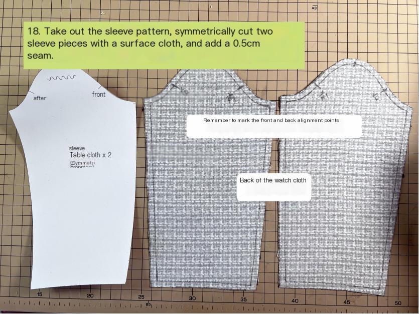 阿吉 BJD 1/4 DOLL Cloth Patterns <BLACK> -Sweater Pants and Hat set- no seam allowance