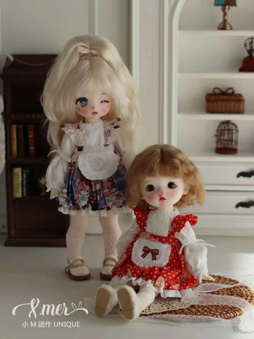 小Mer Blythe Doll Dress Pattern - Soft-no seam allowance included