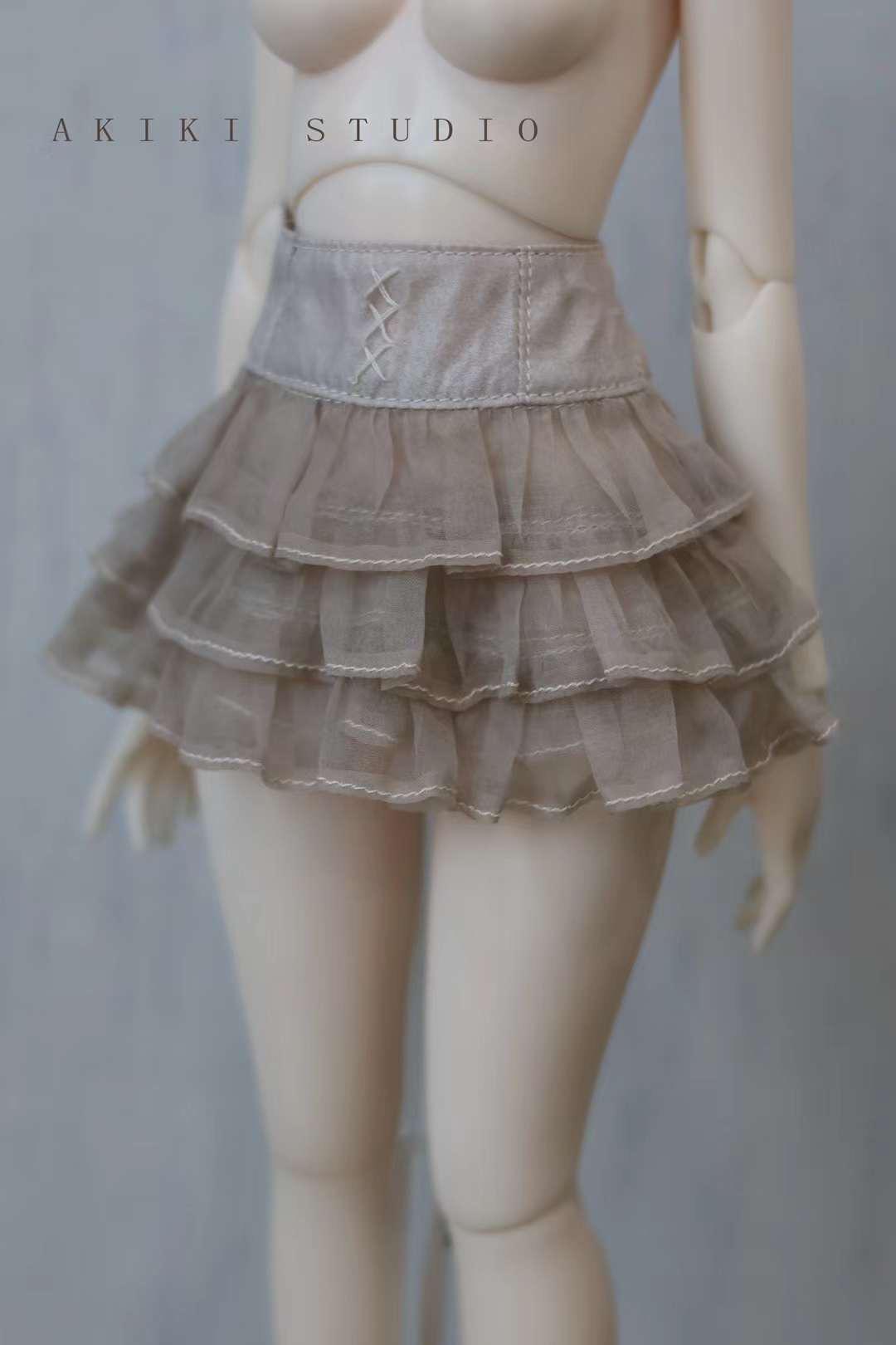 阿吉 BJD 1/4 DOLL Patterns Corset and Dress 4 pieces.