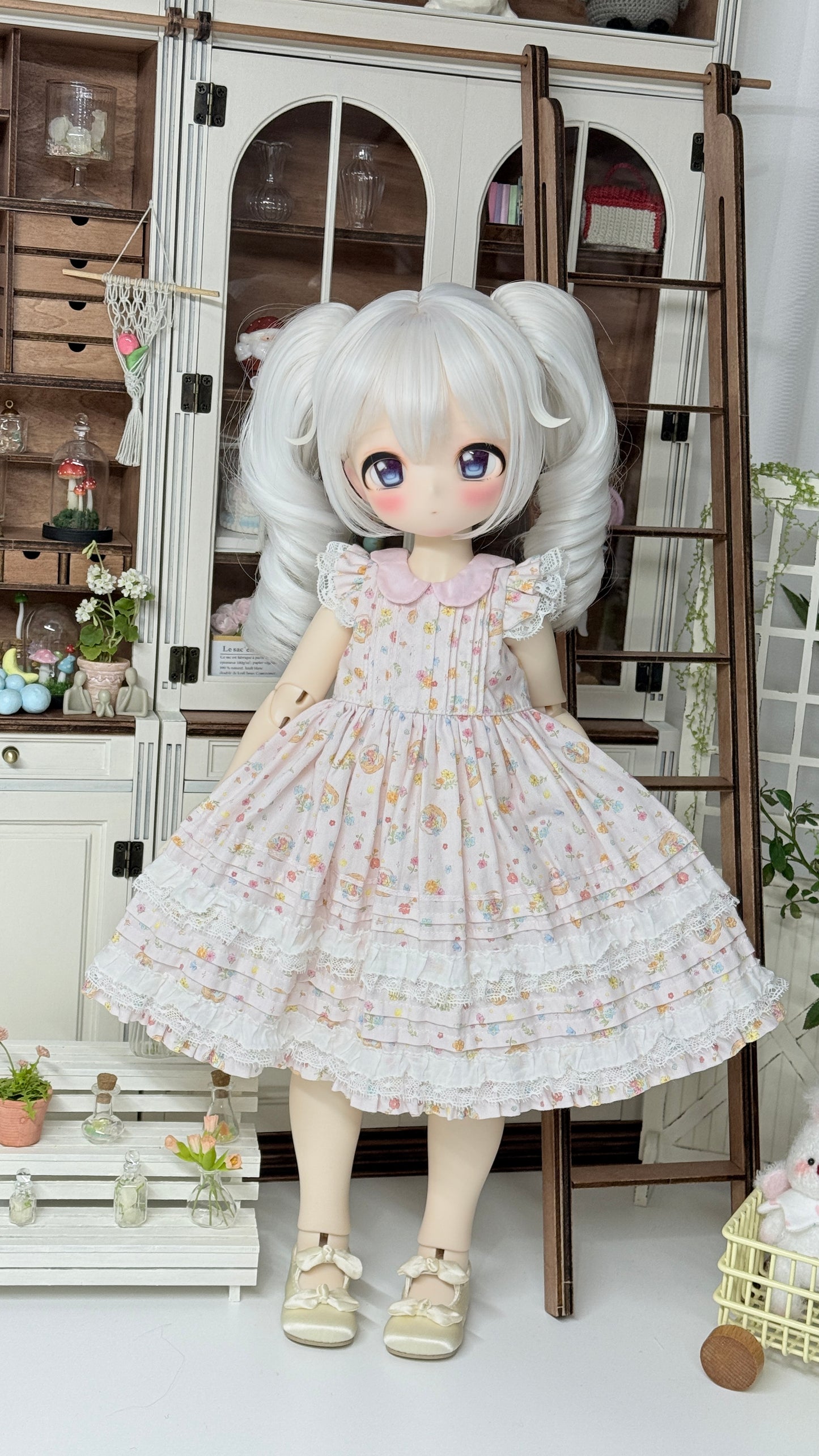 果果 1/4 BJD Doll Dress Pattern-March dress- with seam allowance