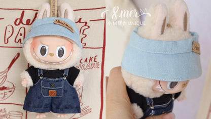 LABUBU Bucket & Visor Hat Pattern – PDF + Video | Fits 15.5–17cm (Macaron Style)