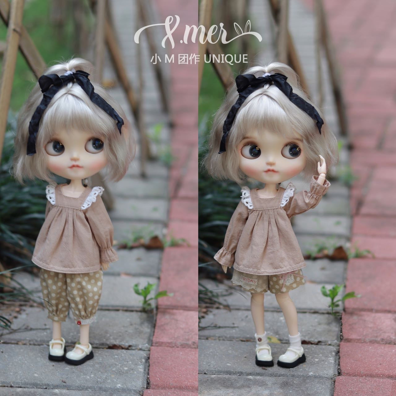 小Mer Blythe OB 24  DOLL Patterns- cake cheese-no seam allowance included