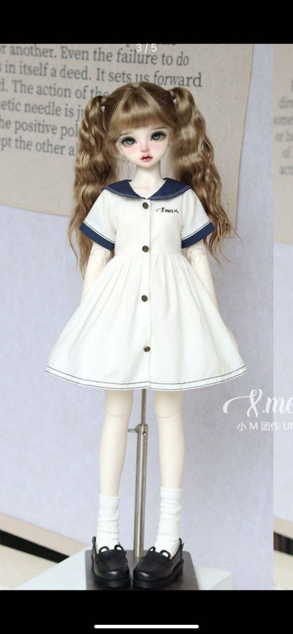 小マー BJD 1/4 BJD ドール 服パターン - セーラーバニー 縫い代は含まれていません