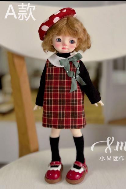 小Mer BJD 1/6 BJD DOLL Patterns Sweet Heart Style A-no seam allowance included