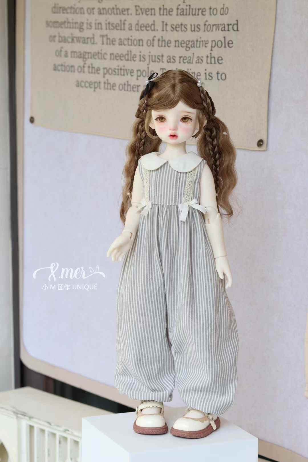 小Mer Blythe  Doll Clothes Patterns - Flower Bubble-no seam allowance included