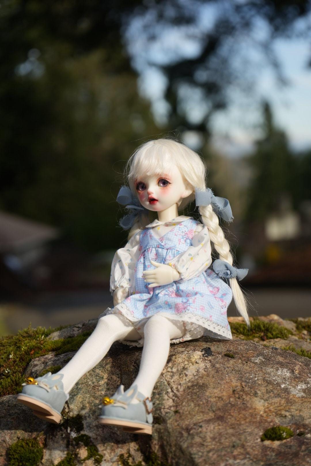 Bjd 1/6 YOSD dress jumpsuit and legging set