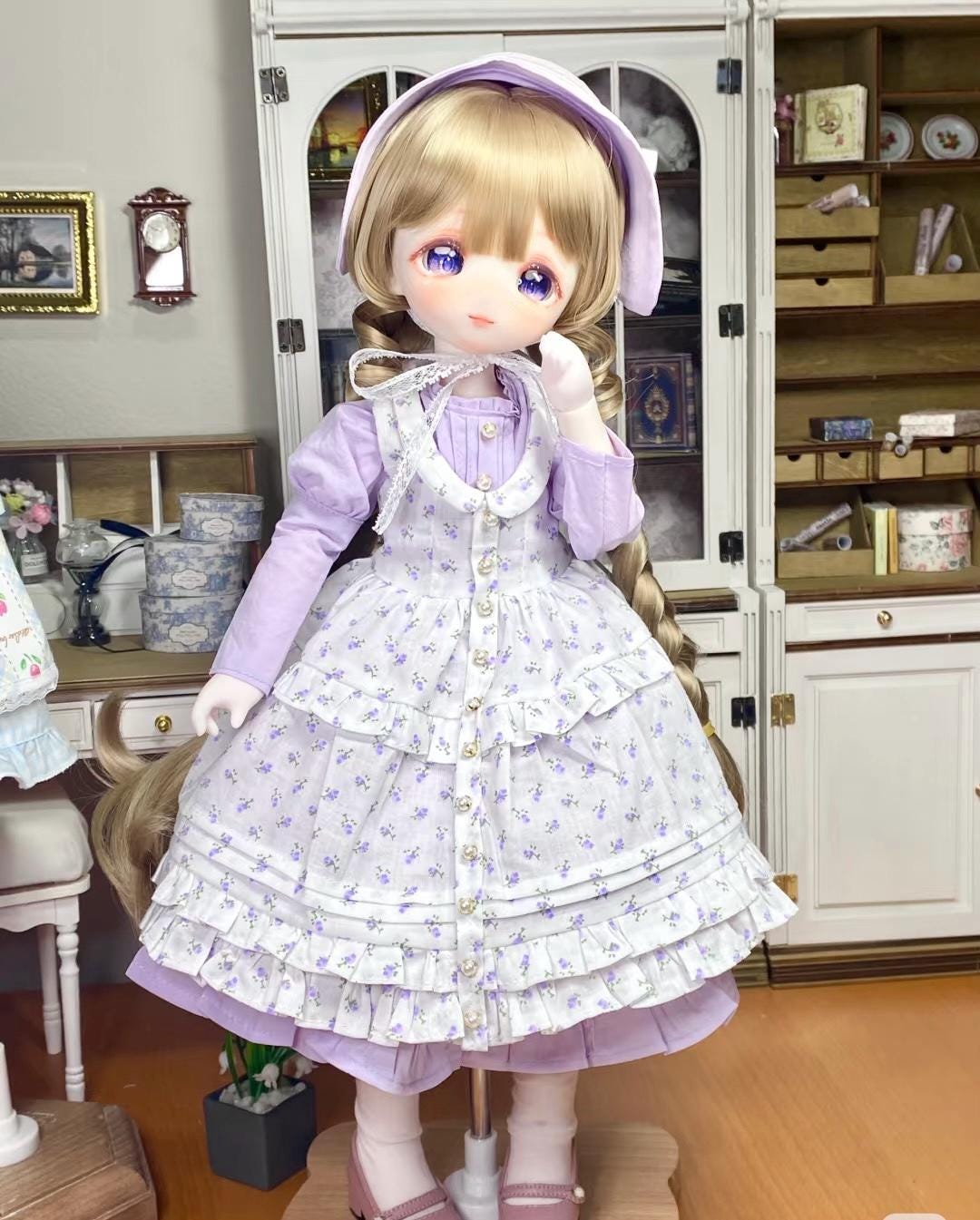 阿彩 Blythe Doll Dress Pattern - Annainclue 5mm seam allowance