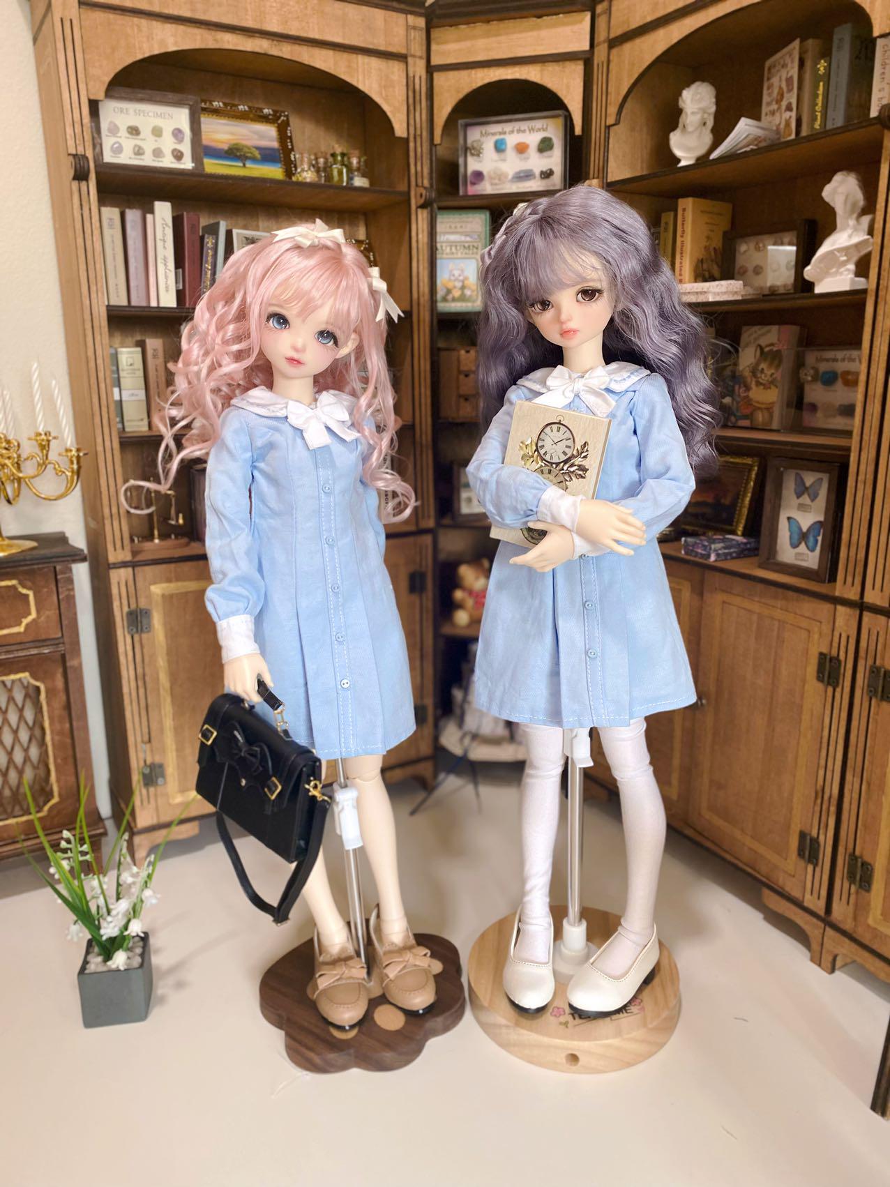阿吉 BJD 1/4 BJD DOLL Patterns Vintage Dress
