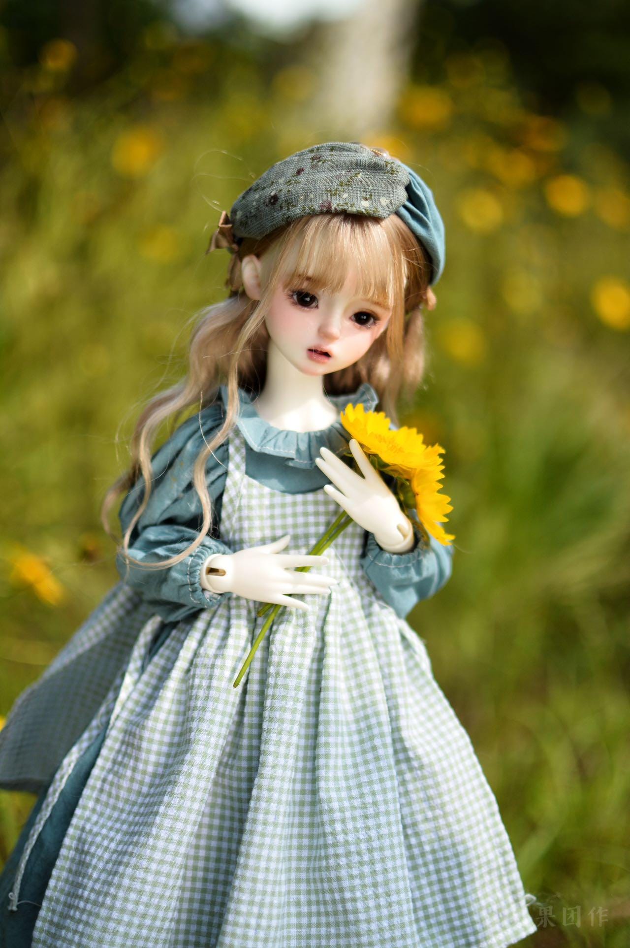 果果 1/4 BJD Doll Dress Pattern - Spring Garden