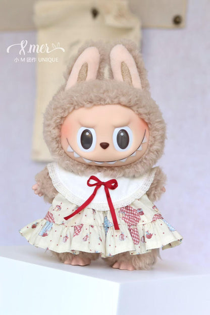 LABUBU Cookies Outfit Pattern – PDF + Video | Fits 15.5–17cm (Macaron Style)