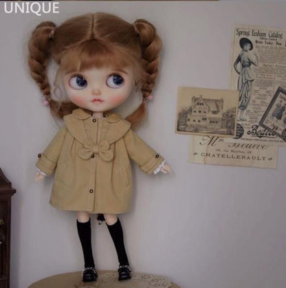 小Mer Blythe OB 24 DOLL Patterns - Boba milk cap-no seam allowance included