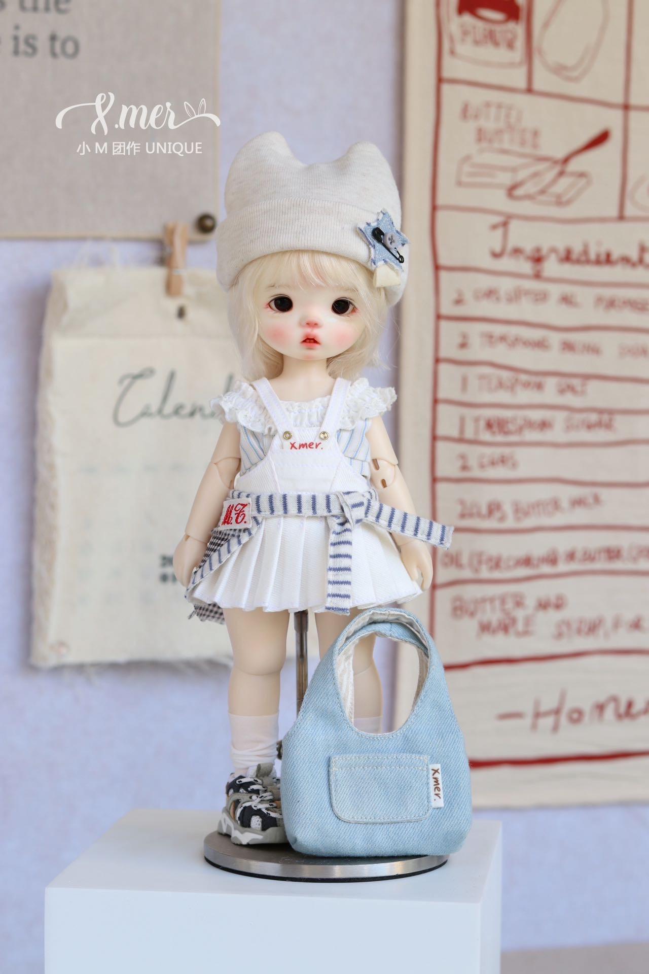 小Mer BJD 1/4 BJD DOLL Patterns -Cheese ( 6 pieces)--no seam allowance included