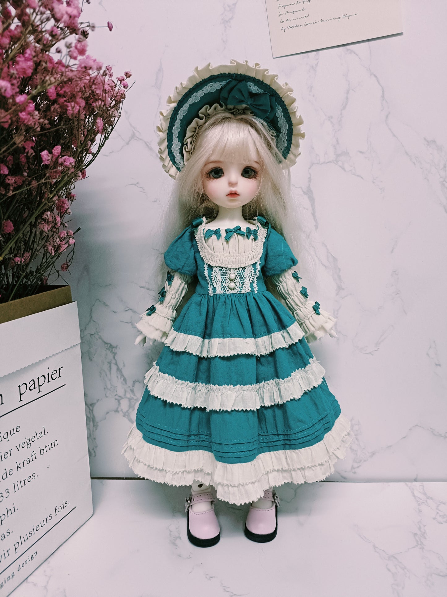 阿彩 1/4 BJD ドール用ドレスパターン - マジシャン - 5mm の縫い代を含む