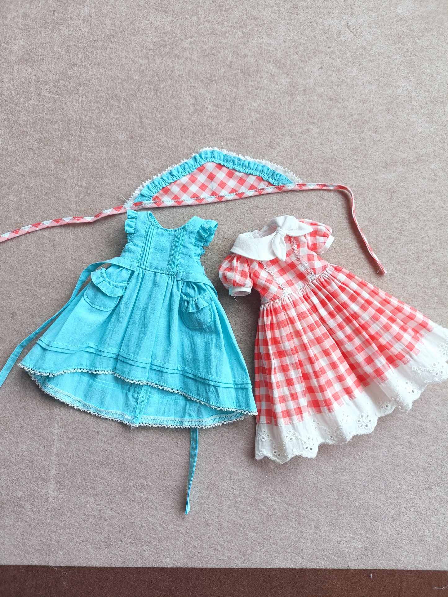 Patrón de vestido para muñeca BJD 阿彩 1/4 - Falda plisada en capas (difícil, no para principiantes) incluye margen de costura de 5 mm