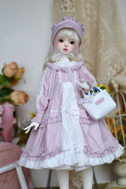 果果 1/6 BJD Doll Dress Pattern - 2303- seam allowance include (