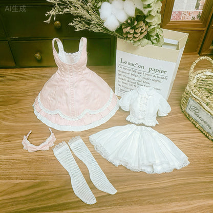 阿彩 1/4 BJD Doll Dress Pattern -Little Flower -include 5mm seam allowance