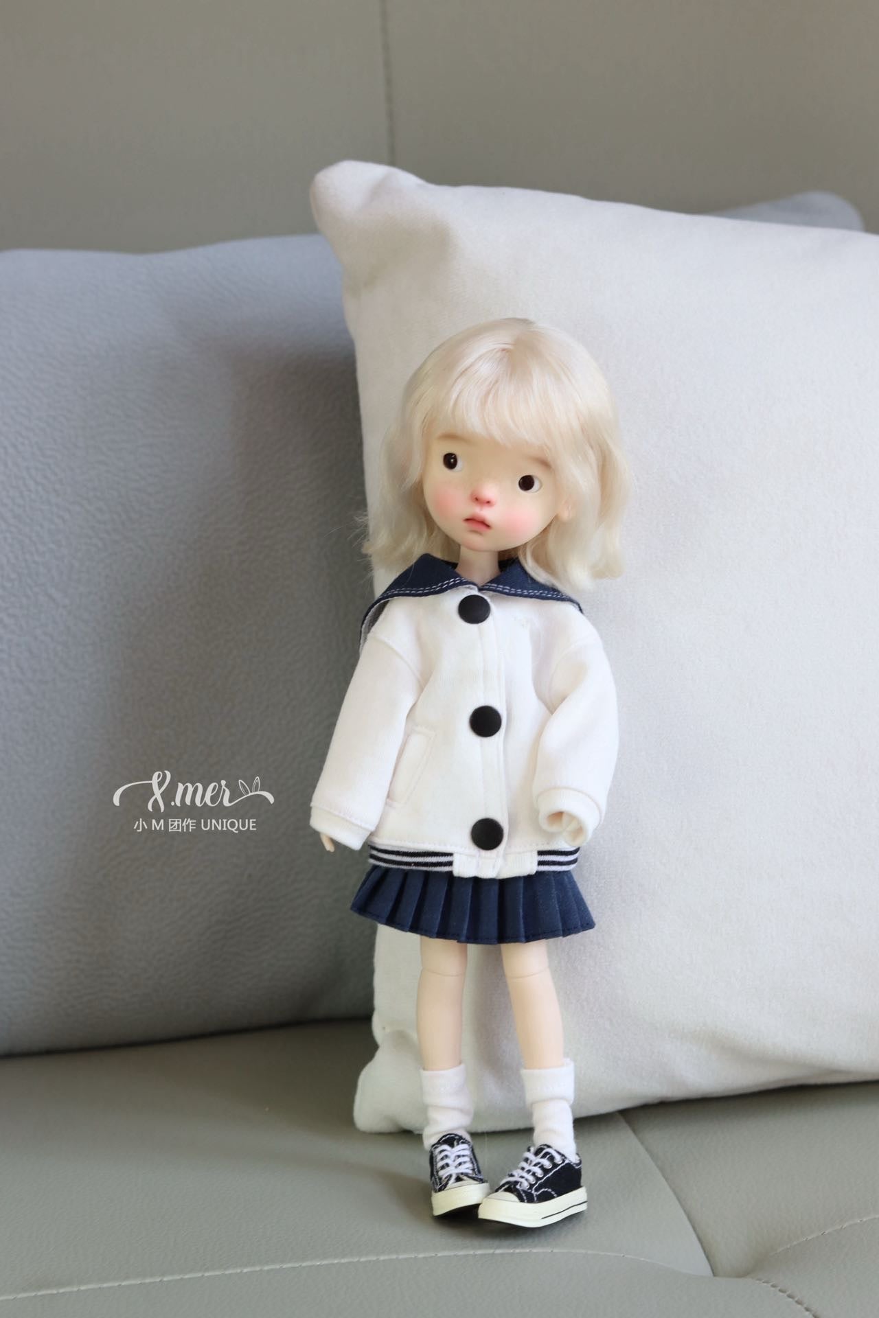 小Mer 1/4 KUMAKO BJD Doll Dress Pattern - YEZI-no seam allowance included